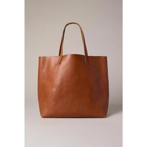 Madewell Brown Transport Tote with Stains and Discoloration